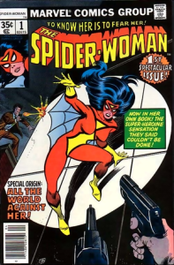 The very first Spider-Woman cover.