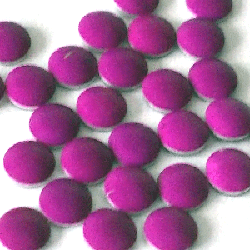 Magenta studs. Picture form sparkly nails.