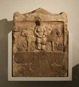 Altar to Epona, from the Wetteraumuseum. (Wikimedia)