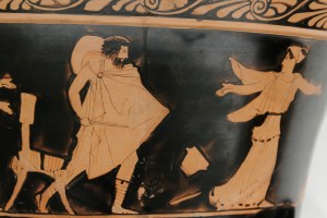 Odysseus pursuing Circe. Attributed to the Persephone Painter - Marie-Lan Nguyen (2011)