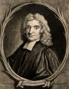 John Flamsteed by Godfrey Kneller, 1702 (Wikimedia)