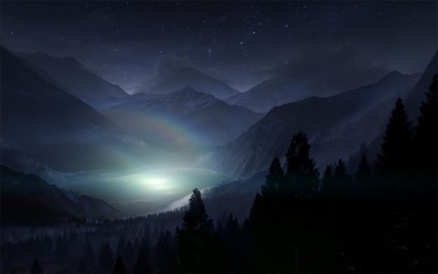http://www.wallpaperup.com/40016/Lake_Night_CG_Stars_Trees_Mountains_Landscape.html